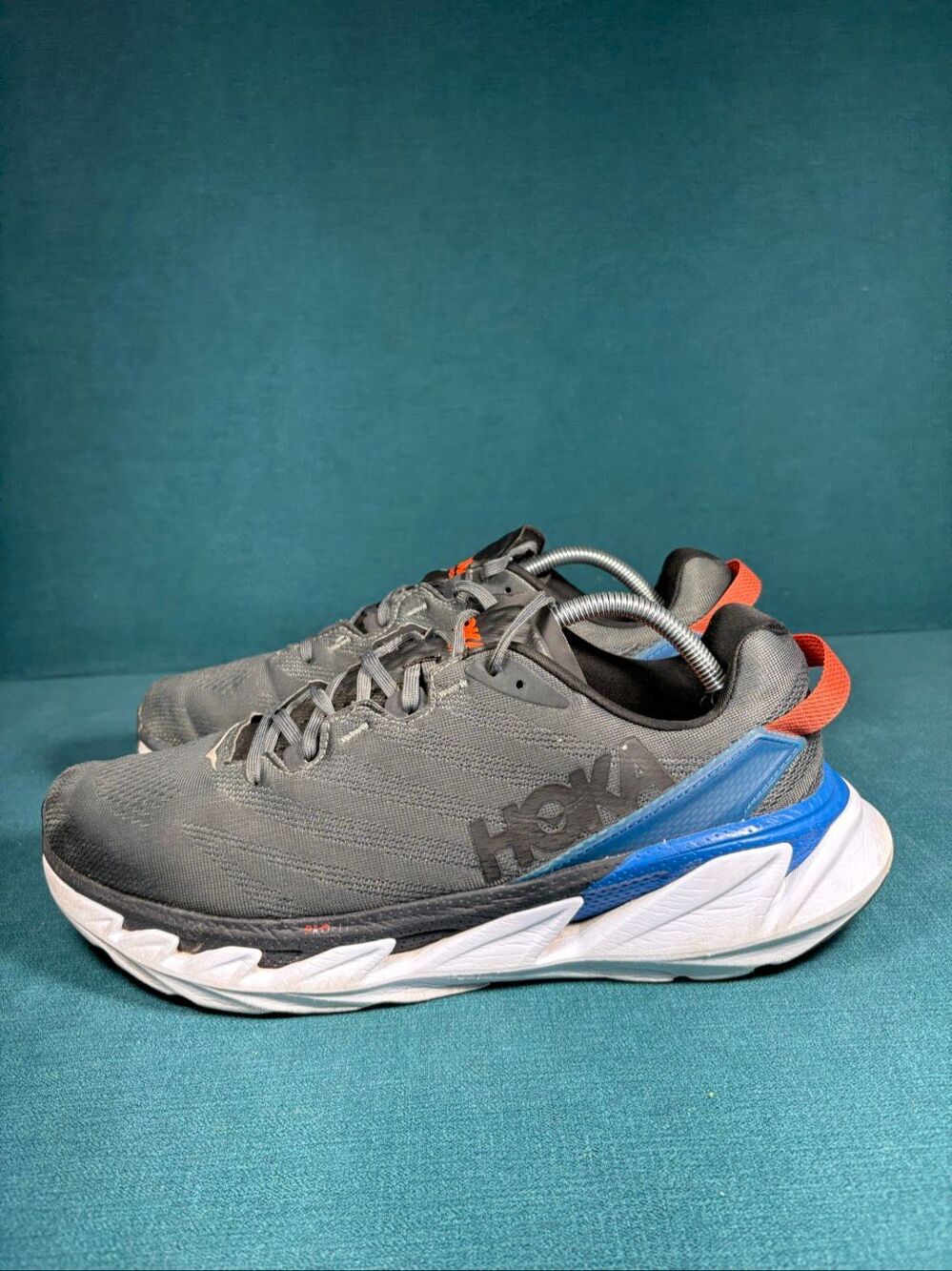 Hoka One One Elevon 2 Dark Shadow Black Blue Men's Size 11.5 1106477 DSIB